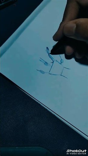 Drowing hand with pen #anime #drawing #انمي #viral #viralshorts #shorts