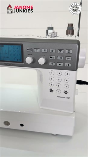 Learn how to properly thread your machine and wind a bobbin on the Janome MC 6650 and MC 6700.🙌