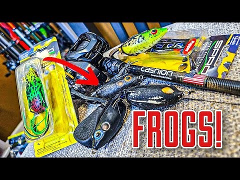 The BEST Combo for FROG Fishing ***Hook, Rod, Line IMPORTANCE***