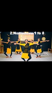 2. Nattadavu 1 to 8 Naattadavus are the second variation in Adavus that involve stretching of the legs, striking of the feet, cross positions of the feet (swasthika), Muzhumandi positions, etc | Resmi Vinod Dancer