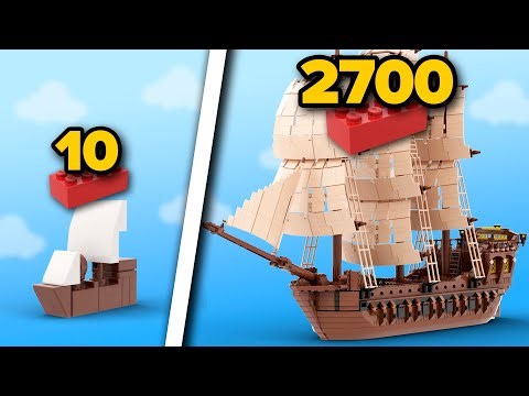 LEGO SAILING SHIPS in Different Scales | Comparison