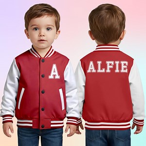 Custom Kids Varsity Jacket,kids Sports Jacket,name Varsity, Number Varsity,personalised Unisex Varsity,kids Baseball Jacket, Name Jacket BJ4 - Etsy
