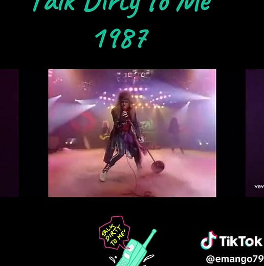 Poison - Talk Dirty to Me - 1987 #poison #talkdirytome #1987 #80s #80smusic #80srock #80shairbands #genx #fyp