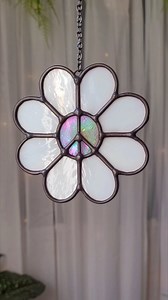 6.7K views · 605 reactions | Daisies are on the way, dear! But seriously.... tell me what other color combos I should do next! ... #stainedglass #suncatcher #daisy #90s #wip | The Art of Brittany McQuay - aredphoxx | Facebook