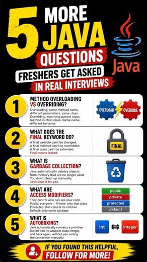 95% of Freshers Struggle With These Java Questions 😱 | Java Interview