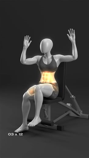 🪑 No Gym = No Problem. Just a Chair and 5 Minutes! You don’t need a gym to activate your core and lower body. With just a chair, these 5 simple exercises target your abs, hips, and lower back while improving posture and mobility. Perfect for home, office, or quick resets, this routine builds stability and strength without equipment. Suggested plan: ✔️ 2–3 rounds ✔️ 10–15 reps per exercise ✔️ 3–5 sessions per week ✨ Save this routine and come back stronger — consistency starts with simple habits