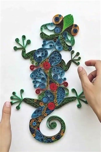 Beautiful Paper Quilling Artworks😍😻😍 #art #paperart #quilling #creativetools #diy #craft #papercraft