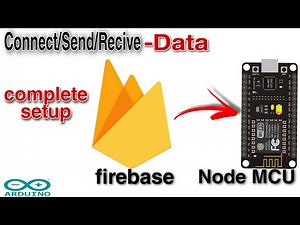 How to Send and Read the data to firebase using esp8266 node mcu wifi module || 2021 updated video