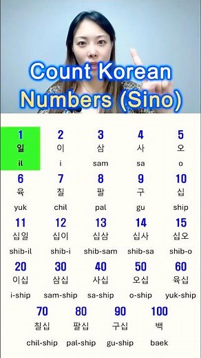Let’s Count Sino-Korean Numbers