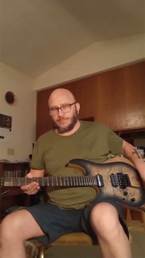 Schecter Reaper 6FRS . This guitar is way fun!New whammy bar trick I just learned.