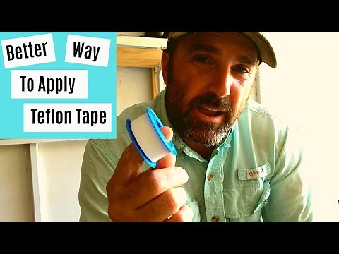 How to Apply Teflon Tape | Better Way
