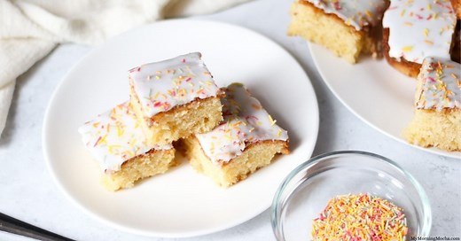 Old School Cake | Sprinkle Sponge Tray Bake
