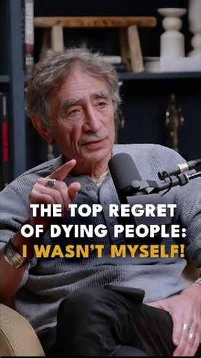 Trauma | Identity | Parenting | Love ™ on Instagram: "The #1 regret of the dying? Not living true to themselves—spending life pleasing others. Follow @mindset.xtra for more. Credits: Dr Gabor Maté on the Jay Shetty Podcast - "Dr. Gabor Maté The SHOCKING Link Between Trauma and Life Expectancy!""