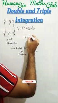 DOUBLE AND TRIPLE INTEGRALS in 5 Sec Shorttricks||Triple Integrals| #cet #pucet #iit #mastercadre