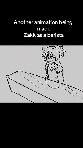 Zakk as a Barista in FNF Mod | Animation Art & Storyboard