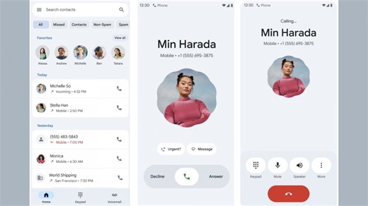 Material 3 Expressive: Google distributes phone app with new design