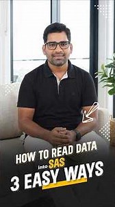 How to Read Data into SAS — 3 Easy Ways!- Day 8