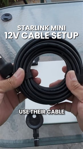1.5K views | Dan’s showing how easy it is to power your Starlink Mini using our 12V cable setup. No bulky inverters, no hassle — just plug into your vehicle and stay connected anywhere.  Credits: @freelyroaming Power simplicity. Travel smart. #VeritasVans #StarlinkMini #OffGridInternet #AdventureReady | Veritas Vans | Facebook
