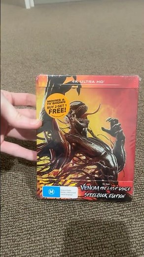 Venom The Last Dance 4K Ultra HD Steelbook Unboxing #Marvel #Venom