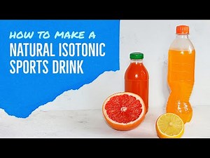 How to Make Your Own Isotonic Sports Drink