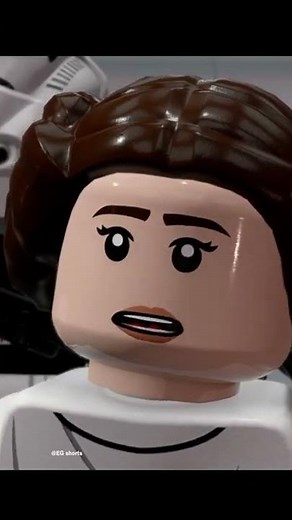 Darth Vader kidnapped Princess Leia scene - Lego SW The Skywalker Saga