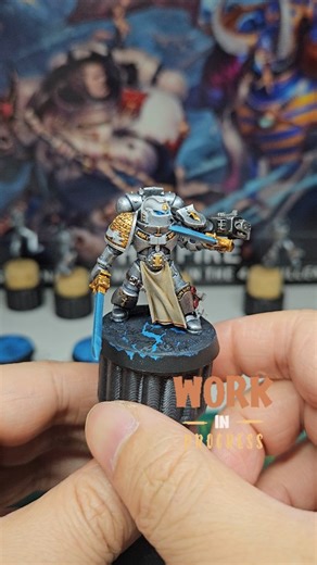 Fynl on Instagram: "I'd appreciate a like/follow if you enjoyed the content! I had my original base for this guy come out as a disaster, so I did a quick Mordant Earth over blue (still #wip) and decided to do a quick video showing how I assemble my minis after painting. Then Instagram deleted my draft, so here I am late and with attempt 3! I've gotten questions about how I assemble my models after painting, what the cotton swab is for, etc, so hopefully this helps a little! It's a super basic pr