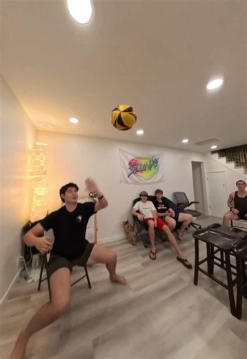 try not to break anything challenge.. level impossible #volleyball #pov #setter #libero #haikyuu