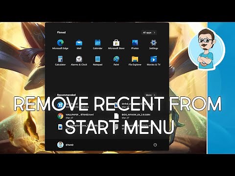 Hide Recent Files and Folders in Windows 11 Start Menu!