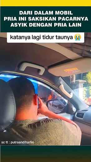 Pria ini saksikan pacarnya dari dalam mobil #reels | Momen Dijalan