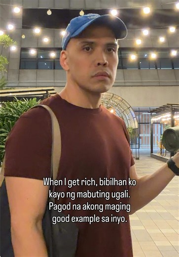 Pagod na ako guys maging example.