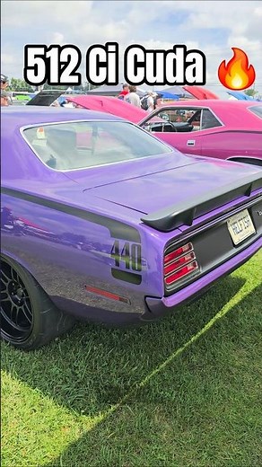 512 CI Indy-powered 1970 ’Cuda that means business! 🔥 What a machine! #mopar #cuda #Plymouth