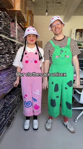 Unisex Kawaii Clothing for Couples and Small Businesses