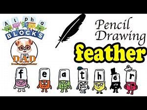 [Alphablocks] 알파블럭스: 'feather' 단어 만들기 | 영어 스펠링 & 파닉스 드로잉