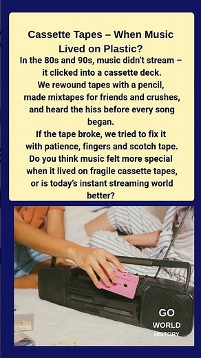 Cassette Tapes: Did These Little Plastics Make Music Feel More Magical? | Retro 80s & 90s #shorts