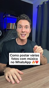 629K views · 10K reactions | Como postar várias fotos com música no status do WhatsApp . . . #dicas #truques #whatsapp #status #stories #dicasetruques #dicasdecelular #techtips #tutoriais #guicassiri | Gui Cassiri | Facebook