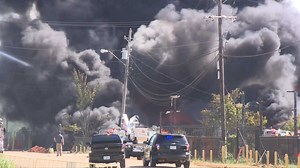 Massive tire fire that burned for days under control — again