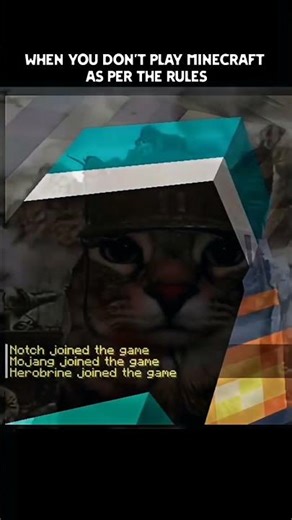 When you don't follow the minecraft rules!!