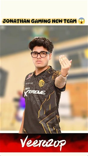 Jonathan Gaming New Team😱 #jonathangaming #jonathan #bgmi #pubg #pubgmobile #veera2op #shorts