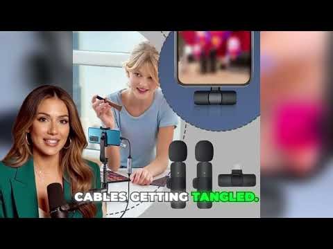 Transform Your Vlogs with This Wireless Clip-On Microphone