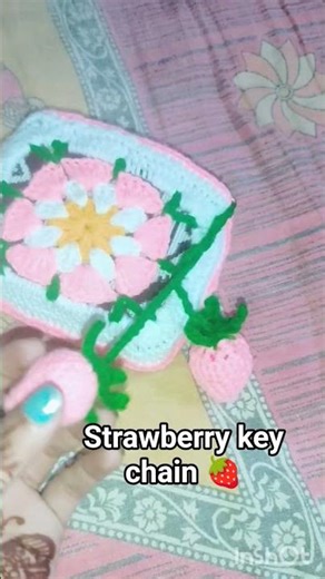 🍓 keychain making tutorial 🍓 #shorts #short #trending #crochet