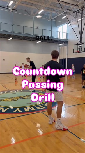 14K views · 80 reactions | Hook Pass: using the Countdown Passing Drill from 5 to 0. There is no wrong pass, it’s all about timing, location, game environment. Work on a variety of passes with your players and make the game easier as they get older. Less rigidity, more fluidity. #youthbasketball | Cramer Basketball | Facebook