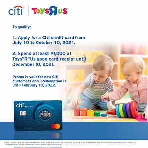 160 reactions · 5 comments | Get a P1,000 Toys"R"Us e-Voucher when...