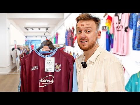 JaackMaate Shops For INCREDIBLE, RETRO Football Shirts! - Shirt Shopping