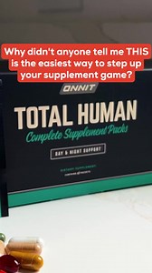 Total Human's day and night packs are designed to set the foundation for healthy daily supplementation, whether you get your nutrition at home or on the go. | Onnit