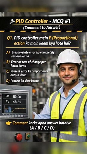 Instrumentation Interview Q&A #pidcontroller #plc #industrialautomation #transmitter #controlvalve