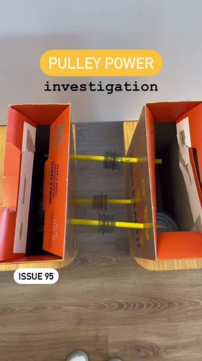 🏗️💥 Pulley Power Investigation 🏗️💥 Ready for a hands-on activity that’ll get your mind cranking? Dive into this video to learn how to create your own pulley system using items from around the house! This exciting experiment is just one of the many activities featured in June’s issue of Whizz Pop Bang 95 - Monster Machines! 🚜🔧 By subscribing before June 4th, you’ll receive this fantastic issue as the first of your subscription! This edition is packed with other activities, like climbing on 