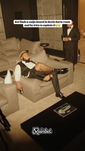 Kai finds a ouija board in Kevin harts room and he tries to explain it😳😳 #kaicenat #mafiathon3 #druski #kevinhart #goviral