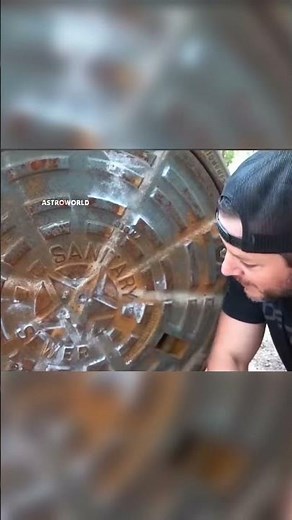 Can a manhole cover stop a bullet?? #science #sciencefacts #facts #factshorts
