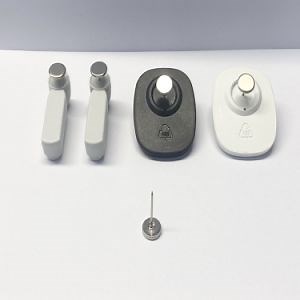 [Hot Item] Wholesale Customized High Quality 16mm Hard Tag Flat Groove Pin Clothes Hard Tag Safety Lock Pin, Plastic Tag Pins for EAS System