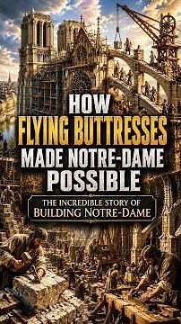 The Secrets Behind Notre-Dame Cathedral...How Flying Buttresses Made Notre-Dame Possible